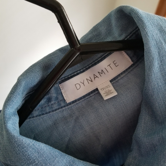 Mock Jean Dynamite Dress shirt - Picture 3 of 3